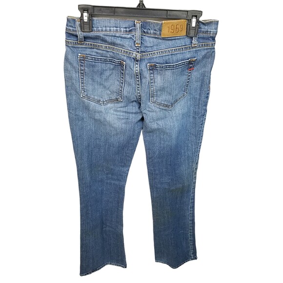 GAP Womens Size 4R Blue Solid Bootcut Jeans - Picture 6 of 9